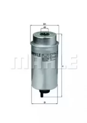 Fuel Filter KC116 77476450 by MAHLE Original