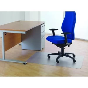 Cleartex Clear 1200x1500mm Chair Mat For Hard Floors KF73650