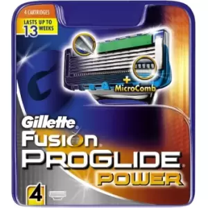 Gillette Fusion Proglide Power Razorblades 4 pcs