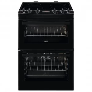 Zanussi ZCI66250BA Double Oven Induction Hob Electric Cooker