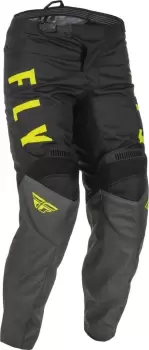 Fly Racing F-16 Motocross Pants, black-yellow, Size 34, black-yellow, Size 34