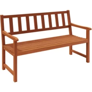 Kesington Garden Bench Acacia Wood 2 Seater Park Bench Outdoor Furniture