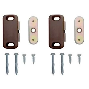 BQ Brown Magnetic Catch Pack of 12