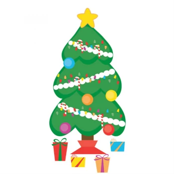 Fine Decor Wall Pops Christmas Tree Wall Sticker