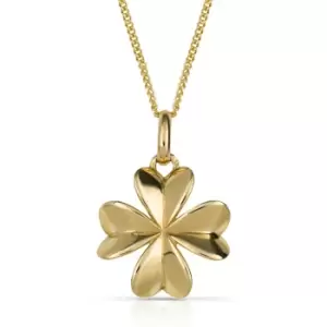 JG Fine Jewellery 9ct Gold Four Leaf Clover Necklace