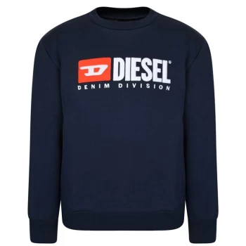 Diesel Junior Boys Division Crew Sweatshirt - Navy K80A