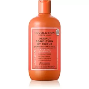 Revolution Haircare My Curls 3+4 Deeply Condition My Curls Deeply Regenerating Conditioner for Curly Hair 400ml