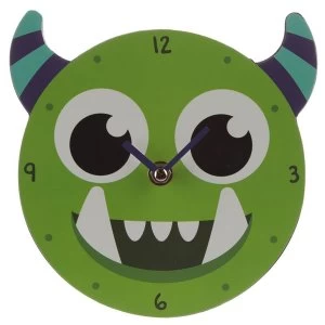 Green Monstarz Monster Picture Clock