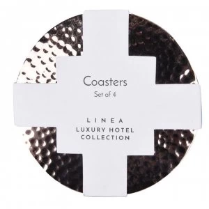 Hotel Collection Coaster Set of 4 - Copper
