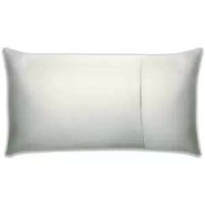 450 Thread Count 100% Pima Cotton Bolster Pillow Case, Platinum, 51 x 91cm - Belledorm