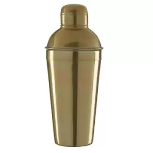 Interiors by PH Mixology Cocktail Shaker, Brass Stainless Steel, 500Ml