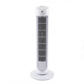 electriQ 29" Tower Fan with Remote Control 3 Speed Settings Timer & Oscillation Functions