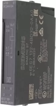 Siemens - PLC I/O Module for use with SIMATIC ET 200S Series, 81 x 15 x 52 mm, Digital, 6AG1, 24 V dc, SIMATIC