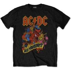 AC/DC - Are You Ready Mens Medium T-Shirt - Black
