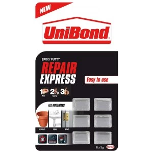 UniBond Repair Express Putty Doses - 6 Doses