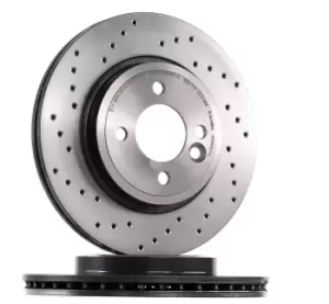 BREMBO Brake disc 09.8655.1X Brake rotor,Brake discs MINI,Schragheck (R50, R53),Cabrio (R52)