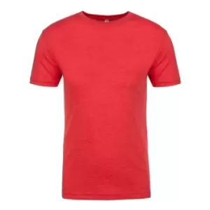 Next Level Mens Tri-Blend Crew Neck T-Shirt (M) (Vintage Red)