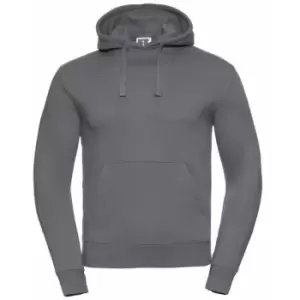 Russell Mens Authentic Hooded Sweatshirt / Hoodie (XS) (Convoy Grey)