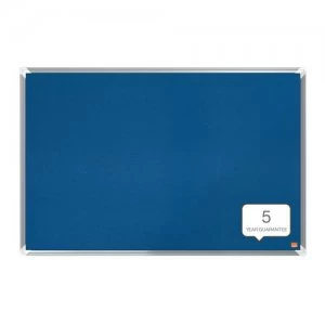 Nobo Premium Plus Blue Felt Notice Board 900x600mm