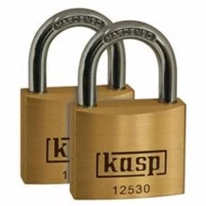 Kasp 30mm Hardened Steel and Brass Security Padlock