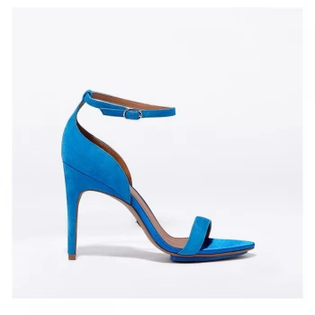 Reiss Paula Strappy Heeled Sandals - Blue Suede
