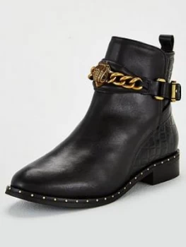 KURT GEIGER LONDON Chelsea Jodhpur Ankle Boots - Black, Size 8, Women
