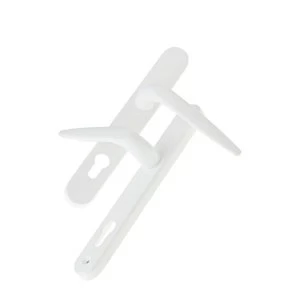 Yale Essentials White Zinc alloy Lever Door handle (L)32mm Pair