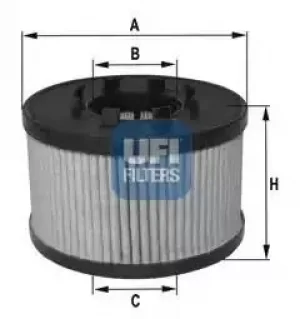 2504300 UFI Oil Filter Oil Cartridge