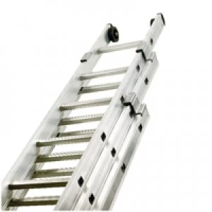 Slingsby Push Up Aluminium Ladder 3 Section 12 Rungs 328667