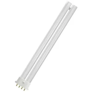 Crompton Lamps CFL PLS-E 11W 2G7 Dimmable Single Turn SE-Type 4000K Cool White Frosted 905lm 4-Pin Energy Saving Push Fit Compact Fluorescent