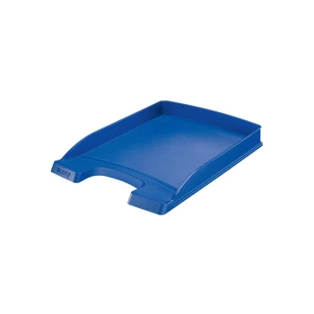 Plus A4 Slim Letter Tray - Blue - Outer Carton of 10