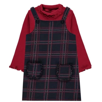 SoulCal Check Dress Set Infant Girls - Red Check