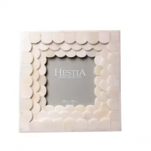 Hestia Global Artisan Scalloped 3 Layer Photo Frame 4" x 4"