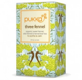 Pukka Tea Three Fennel Envelopes 20's - Pack of 1