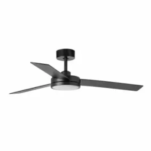 Barth Black 3 Blade Ceiling Fan with LED Light