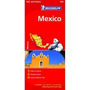 Mexico - Michelin National Map 765 Map Sheet map 2012