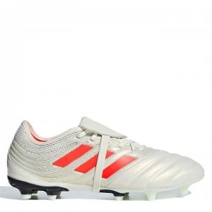 adidas Copa 19.2 FG Football Boots - White/SolarRed