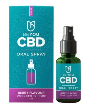 BeYou CBD Oral Spray with MCT Oil - 600mg Berry