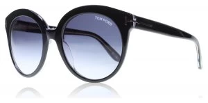 Tom Ford Monica Sunglasses Black 03W 54mm