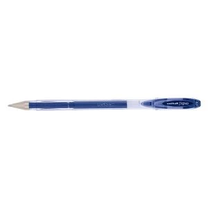 Uni Ball Signo UM 120 Medium Rollerball Pen Line Width 0.4mm Tip Width 0.7mm Blue 1 x Pack of 12 Pens