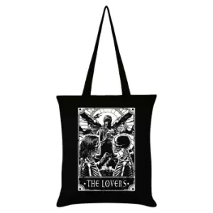 Deadly Tarot The Lovers Tote Bag (One Size) (Black)