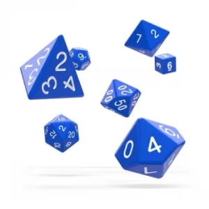 Oakie Doakie Dice RPG Set (Solid Blue)