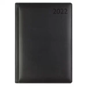 Letts Diary Verona A5 Week to View 2022 Black