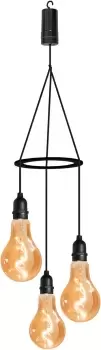Battery Powered Pendulum 3 x Hanging Lights with Timer