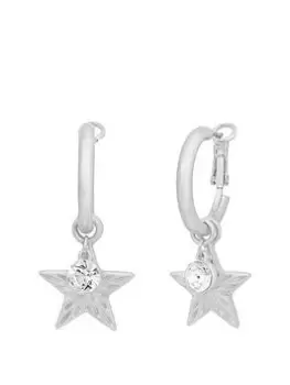 Bibi Bijoux Silver 'Starburst' Interchangeable Hoop Earrings, Silver, Women