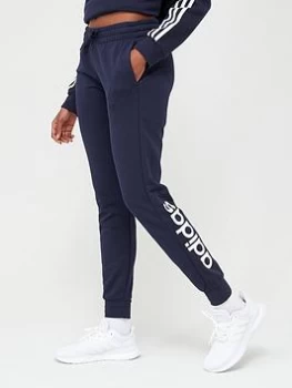 adidas Essentials Linear Pant - Navy, Size S, Women
