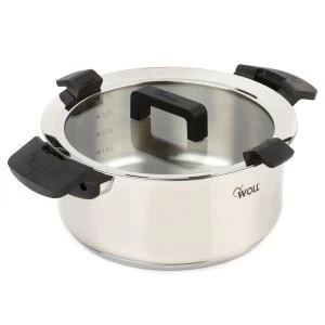 Woll 24cm Casserole with Glass Lid - 5 Litres