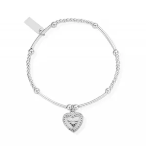 ChloBo SBCM004 Women&apos;s Cute Mini Star Heart Bracelet