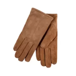 totes Isotoner Ladies Suede Gloves Tan