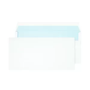 PurelyEveryday Dl 90gsm Self Seal White Envelopes (Pack of 50) 13882/50PR